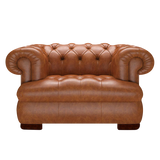 Drake Chesterfield Fåtölj Old English Saddle