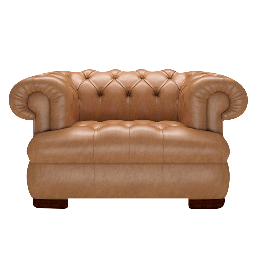 Drake Chesterfield Fåtölj Old English Tan