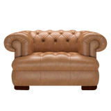 Drake Chesterfield Fåtölj Old English Tan