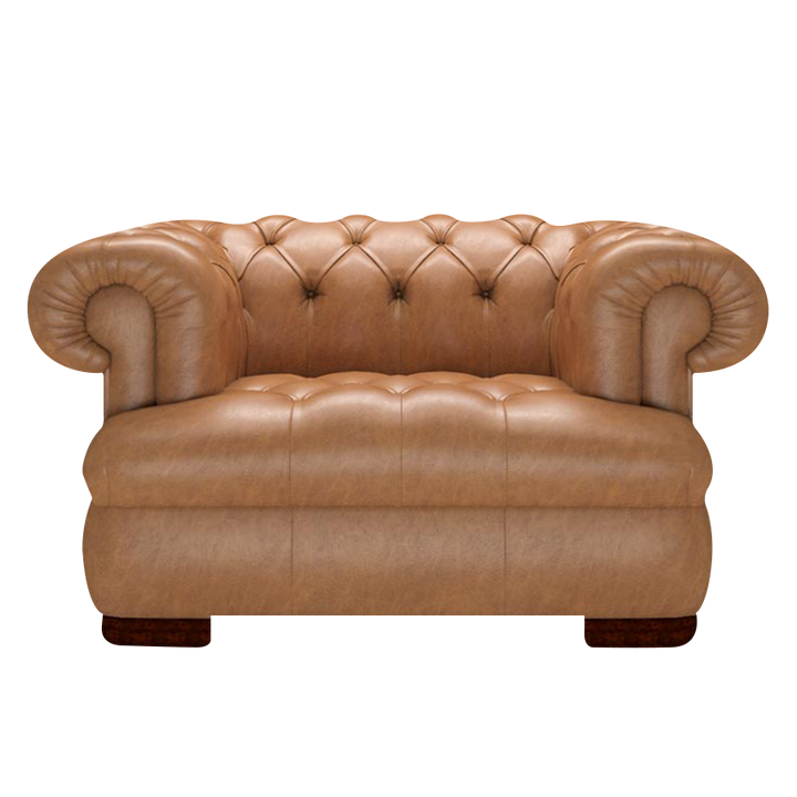 Drake Chesterfield Fåtölj Old English Tan