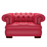 Drake Chesterfield Fåtölj Shelly Flame Red