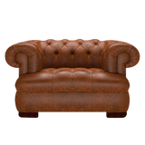 Drake Chesterfield Fåtölj Tudor Chestnut