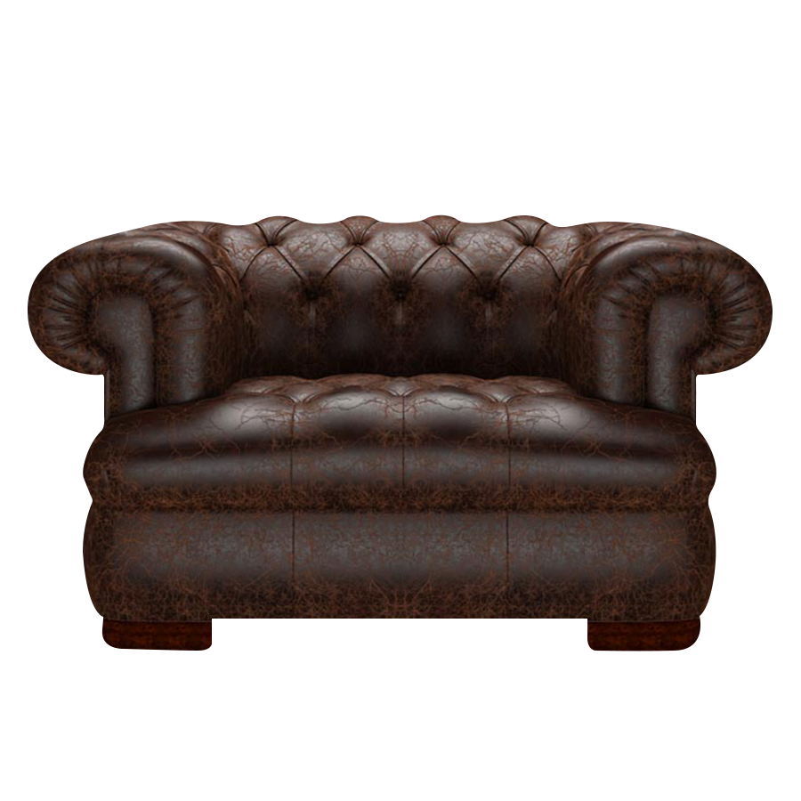 Drake Chesterfield Fåtölj Tudor Mahogany