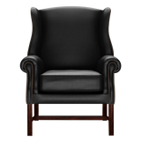 Drummond Chesterfield Fåtölj Birch Black
