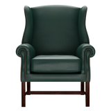 Drummond Chesterfield Fåtölj Birch Forest Green