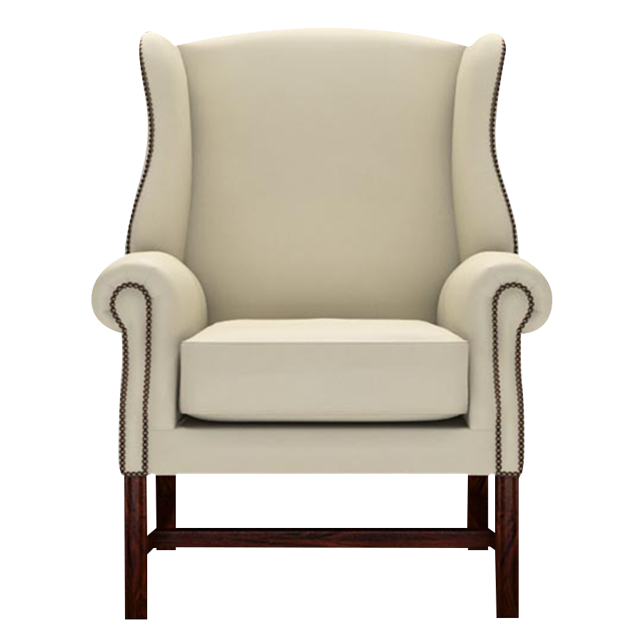 Drummond Chesterfield Fåtölj Birch Ivory