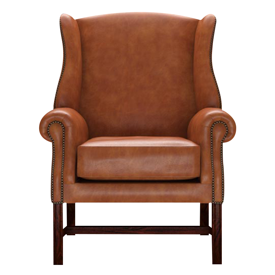 Drummond Chesterfield Fåtölj Old English Bruciato
