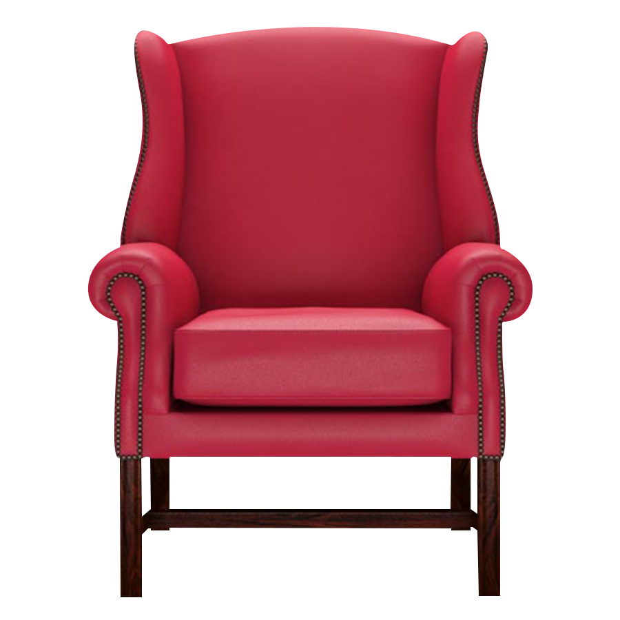 Drummond Chesterfield Fåtölj Shelly Flame Red