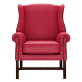 Drummond Chesterfield Fåtölj Shelly Flame Red