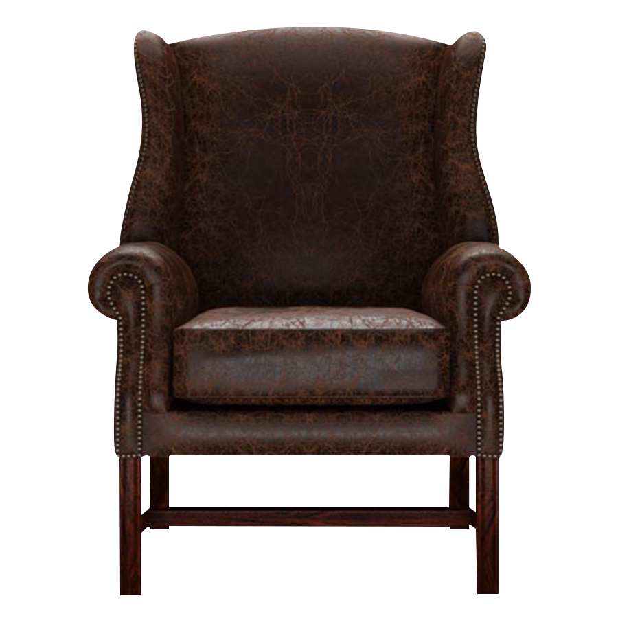 Drummond Chesterfield Fåtölj Tudor Mahogany