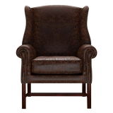 Drummond Chesterfield Fåtölj Tudor Mahogany