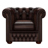 Fleming Chesterfield Fåtölj Antique Brown