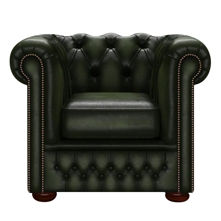 Fleming Chesterfield Fåtölj Antique Green