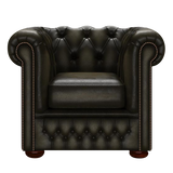 Fleming Chesterfield Fåtölj Antique Olive