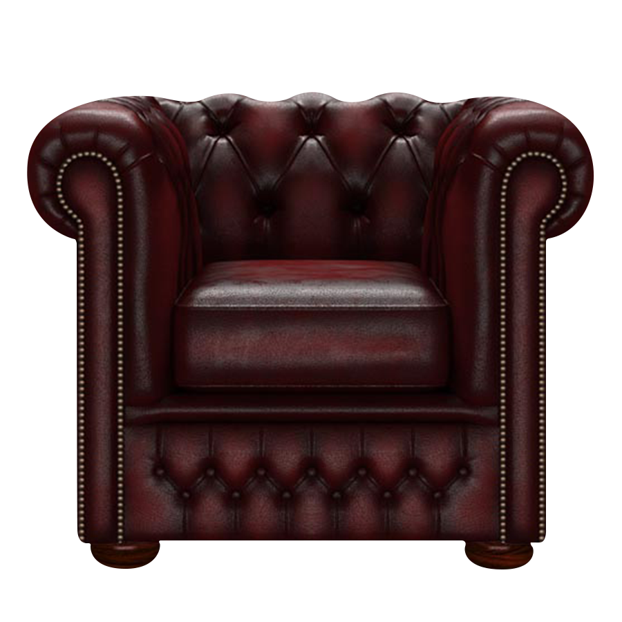 Fleming Chesterfield Fåtölj Antique Red