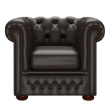 Fleming Chesterfield Fåtölj Birch Brown