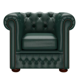 Fleming Chesterfield Fåtölj Birch Forest Green