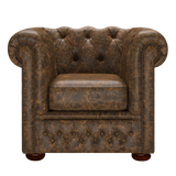 Fleming Chesterfield Fåtölj Etna Brandy