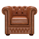 Fleming Chesterfield Fåtölj Old English Bruciato