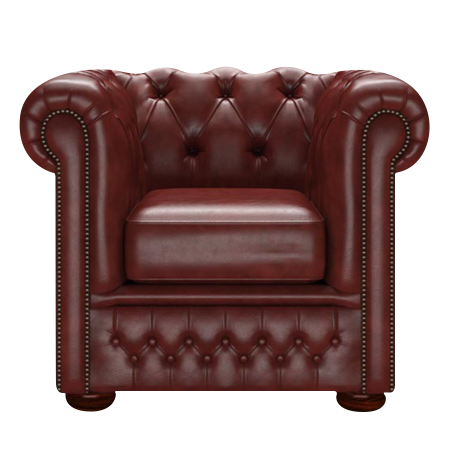 Fleming Chesterfield Fåtölj Old English Chestnut