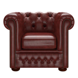 Fleming Chesterfield Fåtölj Old English Chestnut