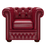 Fleming Chesterfield Fåtölj Old English Gamay