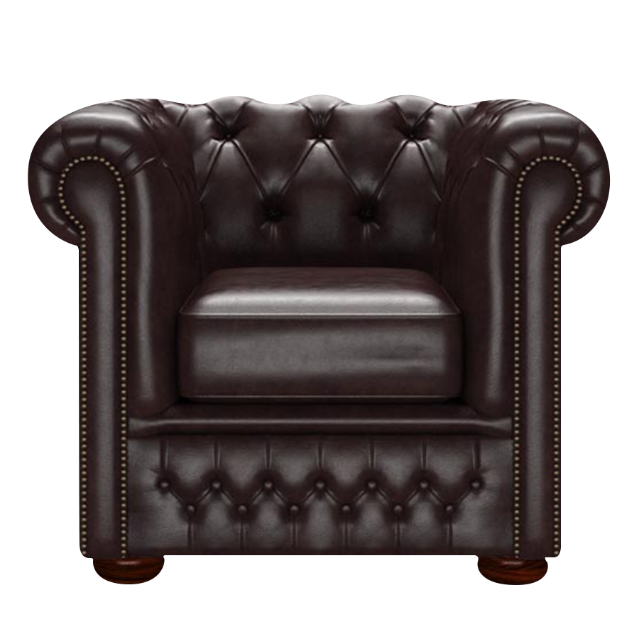 Fleming Chesterfield Fåtölj Old English Smoke