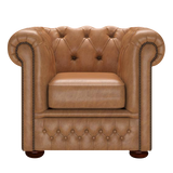 Fleming Chesterfield Fåtölj Old English Tan