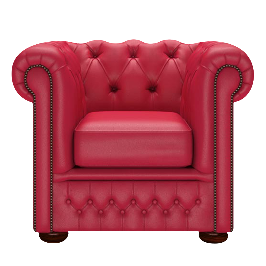 Fleming Chesterfield Fåtölj Shelly Flame Red