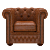 Fleming Chesterfield Fåtölj Tudor Chestnut