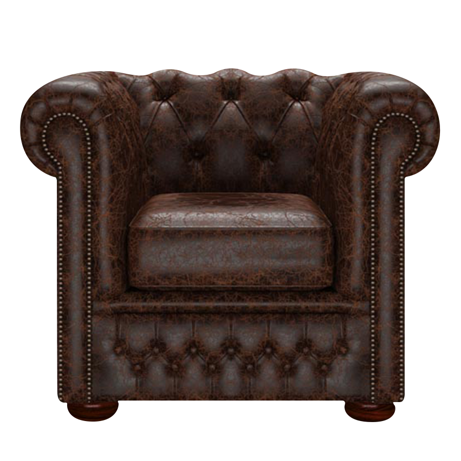 Fleming Chesterfield Fåtölj Tudor Mahogany