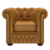 Fleming Chesterfield Fåtölj Tudor Mustard