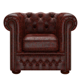 Fleming Chesterfield Fåtölj Tudor Oxblood