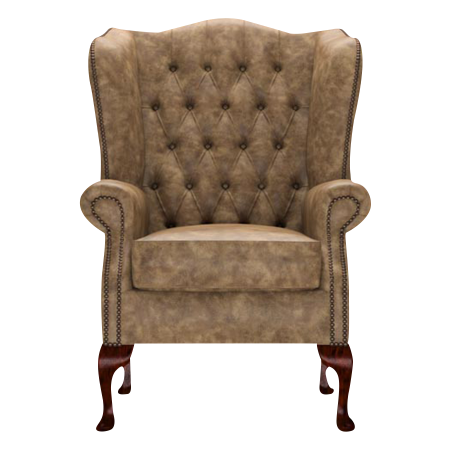 Gladstone Chesterfield Fåtölj Etna Camel