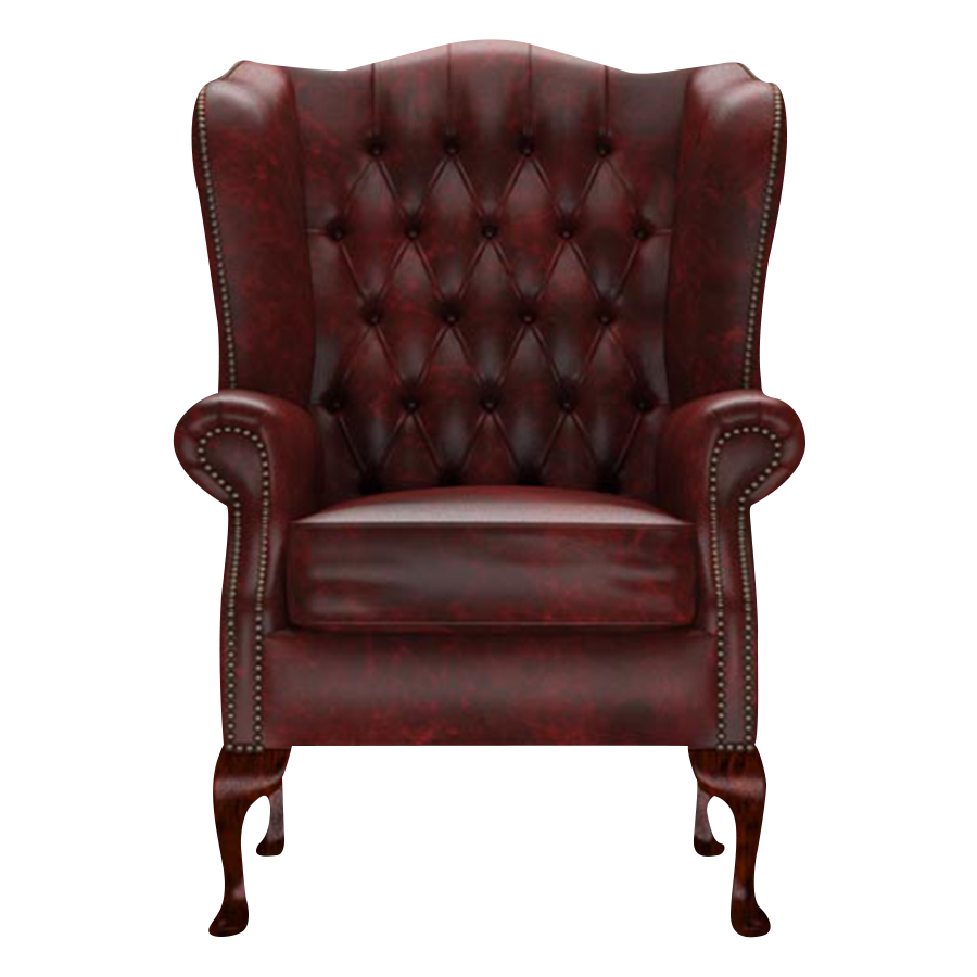 Gladstone Chesterfield Fåtölj Etna Red