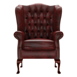 Gladstone Chesterfield Fåtölj Etna Red