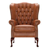 Gladstone Chesterfield Fåtölj Old English Bruciato