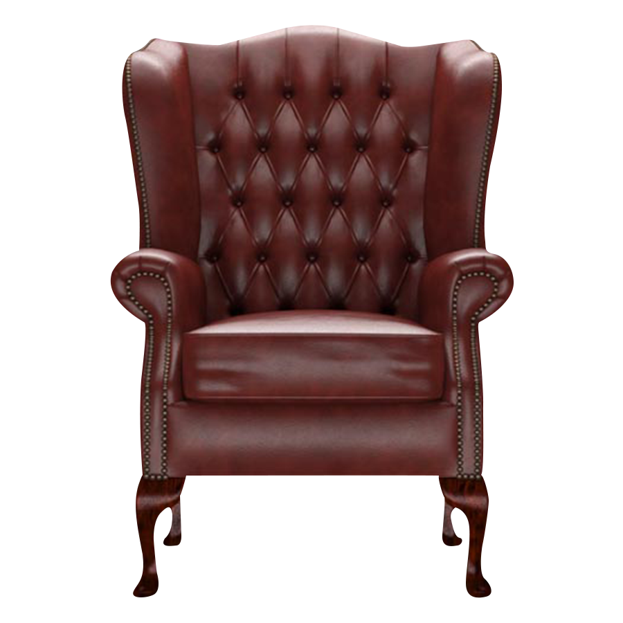 Gladstone Chesterfield Fåtölj Old English Chestnut