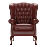 Gladstone Chesterfield Fåtölj Old English Chestnut