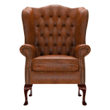 Gladstone Chesterfield Fåtölj Tudor Chestnut