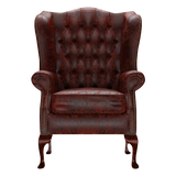Gladstone Chesterfield Fåtölj Tudor Oxblood
