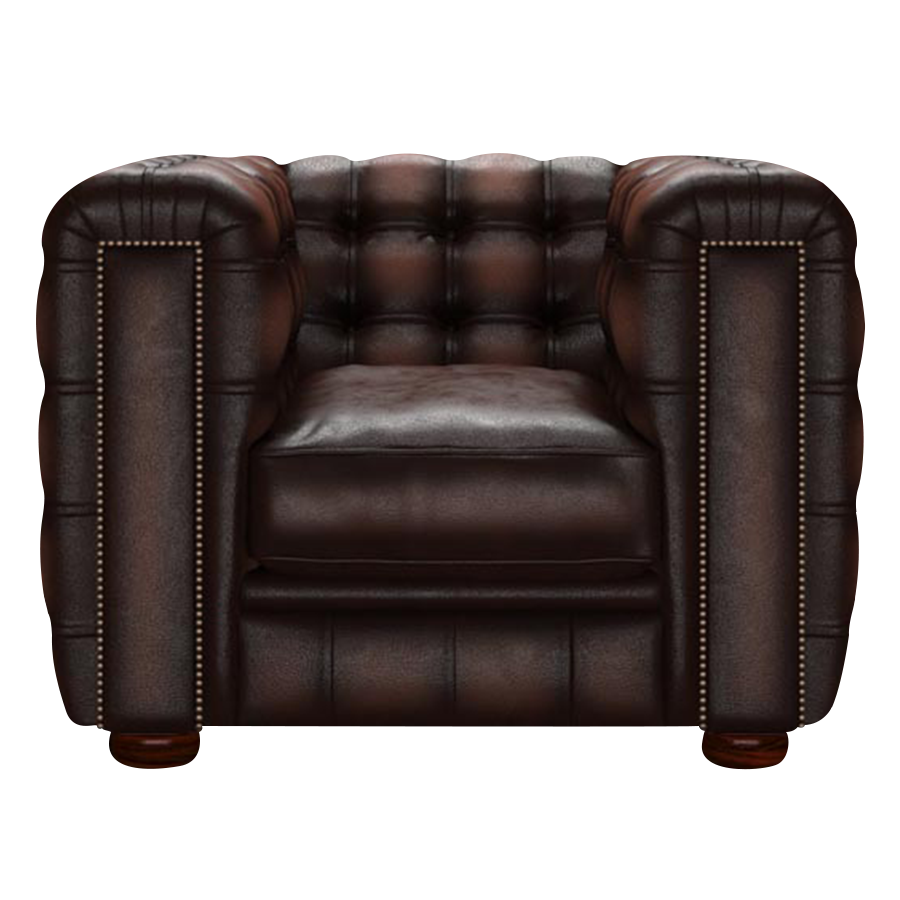 Kingsley Chesterfield Fåtölj Antique Brown