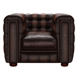 Kingsley Chesterfield Fåtölj Antique Brown
