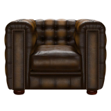Kingsley Chesterfield Fåtölj Antique Gold