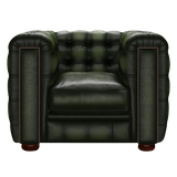 Kingsley Chesterfield Fåtölj Antique Green
