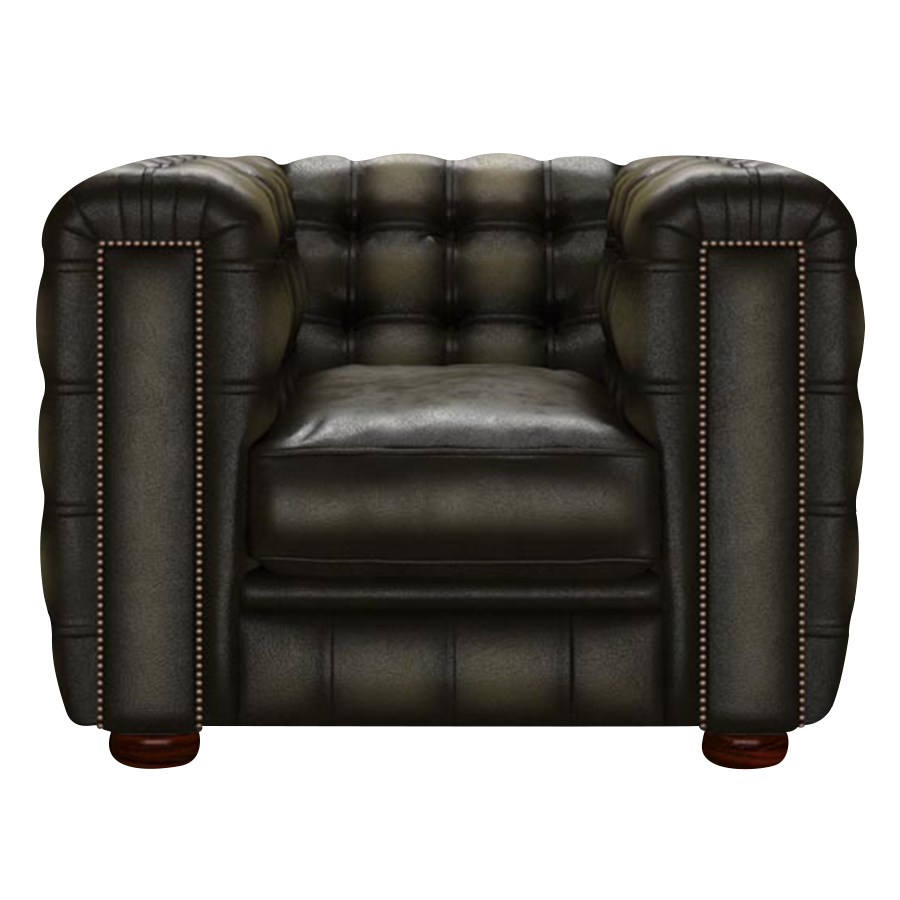 Kingsley Chesterfield Fåtölj Antique Olive