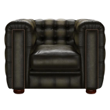 Kingsley Chesterfield Fåtölj Antique Olive
