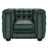 Kingsley Chesterfield Fåtölj Birch Forest Green