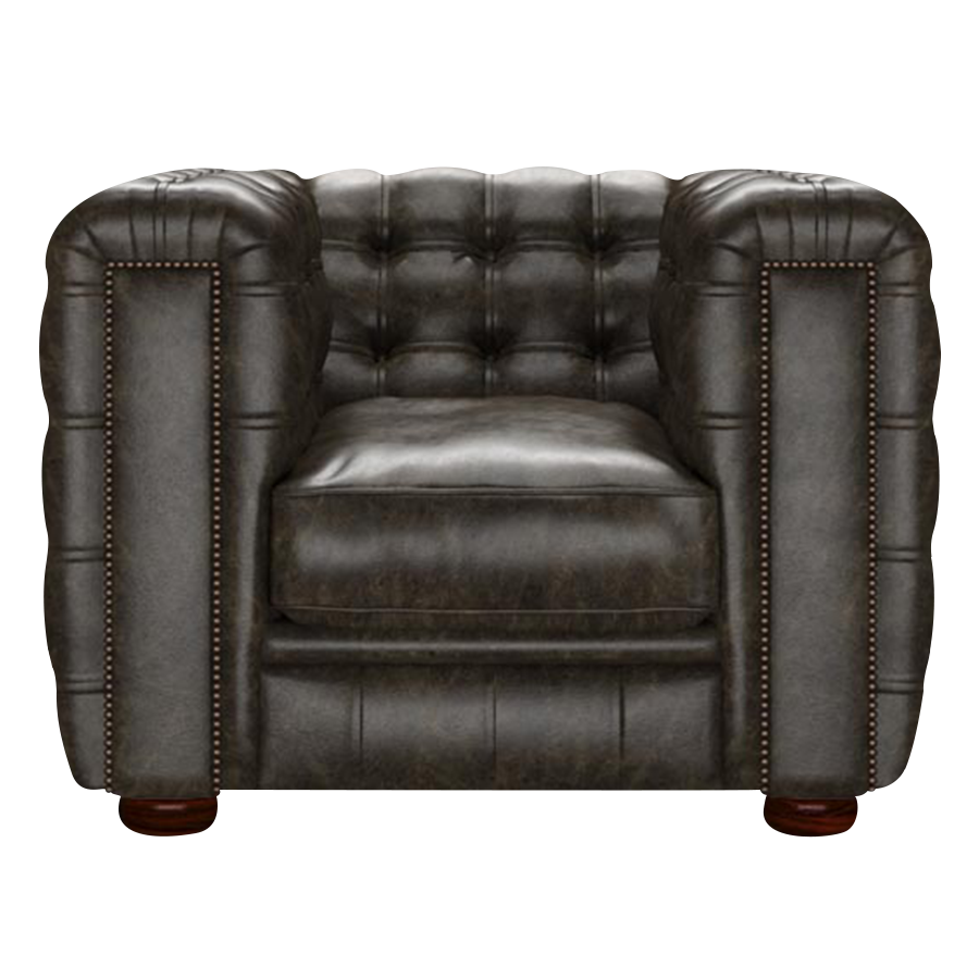 Kingsley Chesterfield Fåtölj Old English Alga