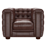 Kingsley Chesterfield Fåtölj Old English Dark Brown